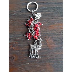 Peruvian Souvenir Llama Keychain